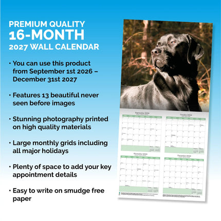 Baker & Bray Labrador Retriever Zwart Kalender 2027