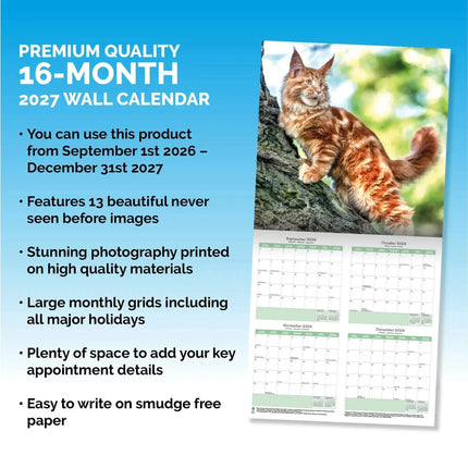 Baker & Bray Maine Coon Kalender 2027