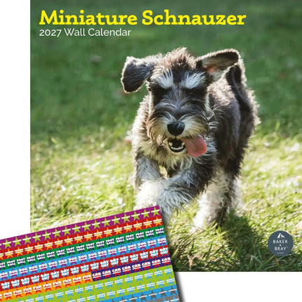 Baker & Bray Miniatuur Schnauzer Kalender 2027