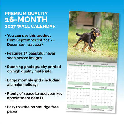 Baker & Bray Rottweiler Kalender 2026