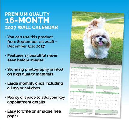 Baker & Bray Shih Tzu Kalender 2026