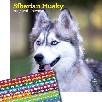 Baker & Bray Siberische Husky Kalender 2026