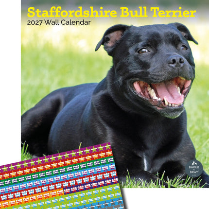 Baker & Bray Staffordshire Bull Terrier Kalender 2026