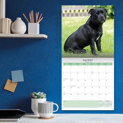 Baker & Bray Staffordshire Bull Terrier Kalender 2027