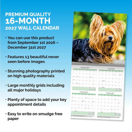 Baker & Bray Yorkshire Terrier Kalender 2027