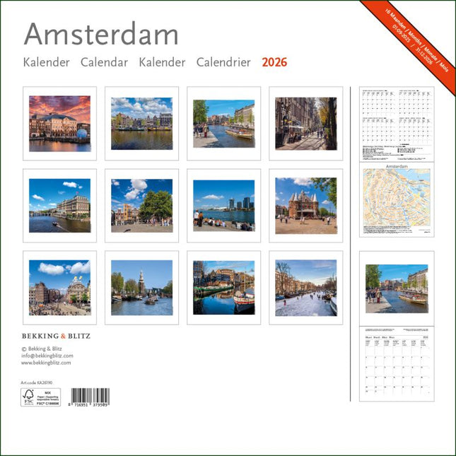 Bekking & Blitz Amsterdam Kalender 2026