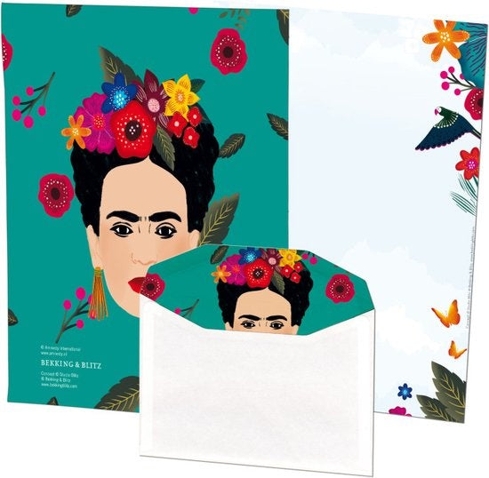 Bekking & Blitz Briefpapier met enveloppen:  Frida, Amnesty International