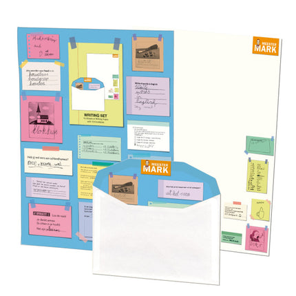 Bekking & Blitz Briefpapier met enveloppen: Meester Mark