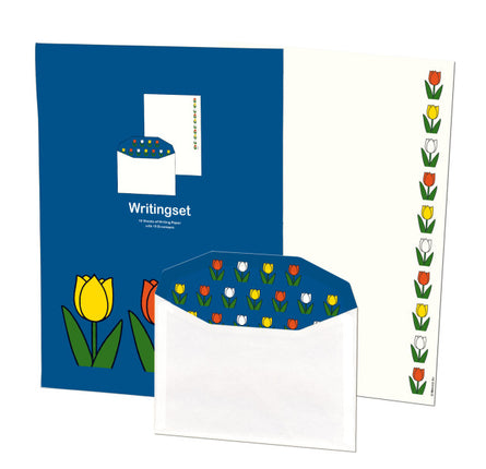 Bekking & Blitz Briefpapier met enveloppen: Tulpen, Dick Bruna