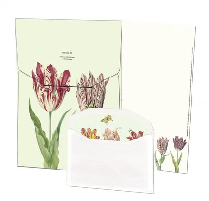 Bekking & Blitz Briefpapier met enveloppen: Tulpen/Tulips, Jacob Marrel, Collection Rijksmuseum Amsterdam