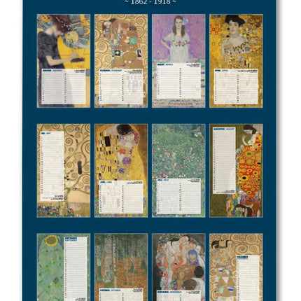 Bekking & Blitz Gustav Klimt Verjaardagskalender
