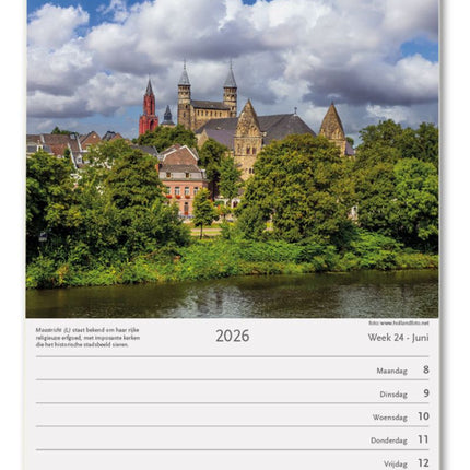 Bekking & Blitz Holland Weekkalender 2026