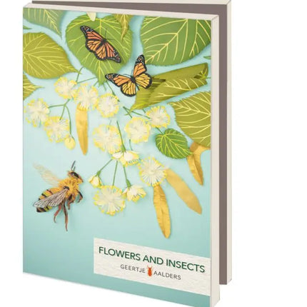 Bekking & Blitz Kaartenmapje 10 stuks met enveloppen – Flowers and insects, Geertje Aalders