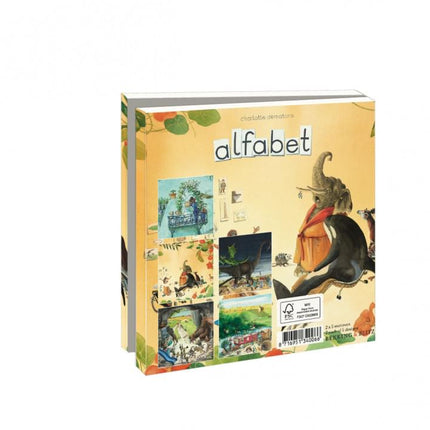 Bekking & Blitz Kaartenmapje Alfabet, Charlotte Dematons 10 Stuks