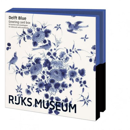 Bekking & Blitz Kaartenmapje Delft Blue, Collection Rijksmuseum 10 Stuks
