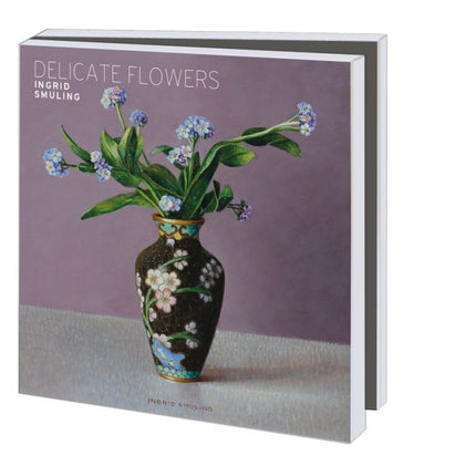 Bekking & Blitz Kaartenmapje Delicate Flowers, Ingrid Smuling 10 Stuks