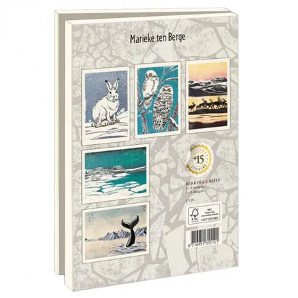 Bekking & Blitz Kaartenmapje Groot: Arctic snow, Marieke ten Berge