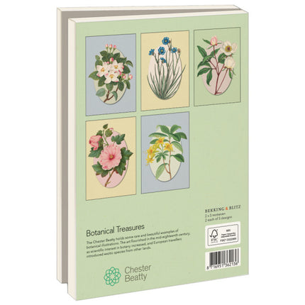 Bekking & Blitz Kaartenmapje Groot: Botanical Treasures, Chester Beatty