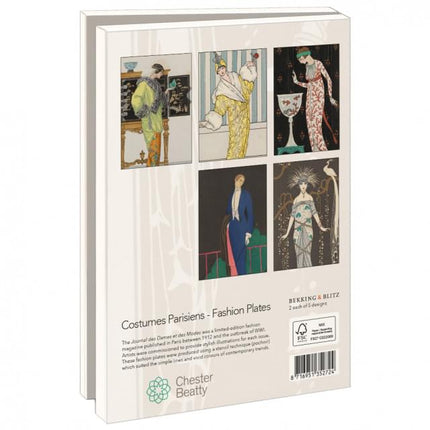 Bekking & Blitz Kaartenmapje Groot: Costumes Parisiens, Chester Beatty