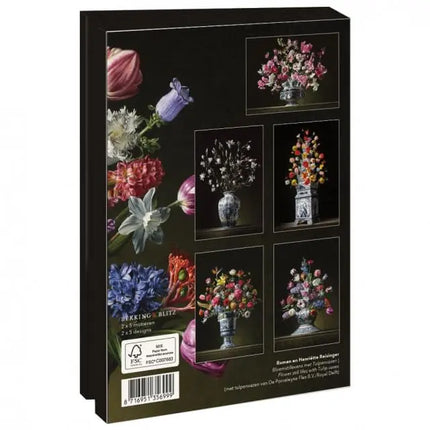 Bekking & Blitz Kaartenmapje Groot: Floral Still life, Roman en Henriëtte Reisinger