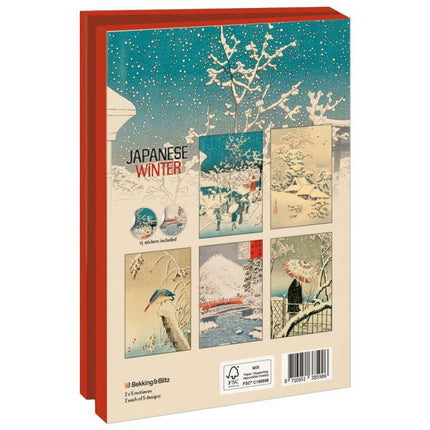 Bekking & Blitz Kaartenmapje Groot: Japanese Winter