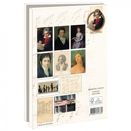 Bekking & Blitz Kaartenmapje Groot: Ludwig van Beethoven, Beethoven-Haus Bonn