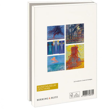 Bekking & Blitz Kaartenmapje Groot: Mondriaan, Kunstmuseum Den Haag