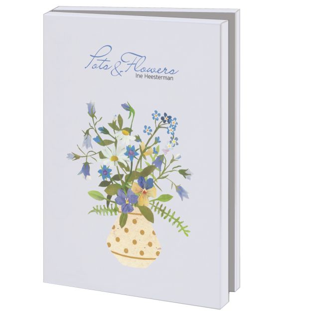 Bekking & Blitz Kaartenmapje Groot: Pots & Flowers, Ine Heesterman