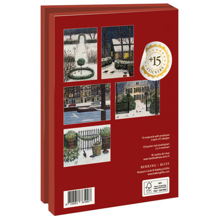 Bekking & Blitz Kaartenmapje Groot: Winter Garden, Laetitia de Haas