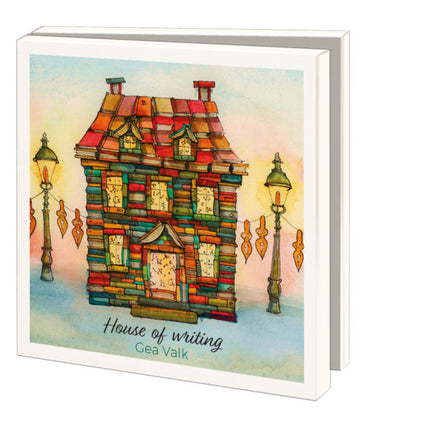 Bekking & Blitz Kaartenmapje House of writing, Gea Valk 10 Stuks