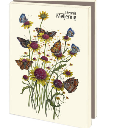 Bekking & Blitz Kaartenmapje met env, klein: Bloemen, Dennis Meijering
