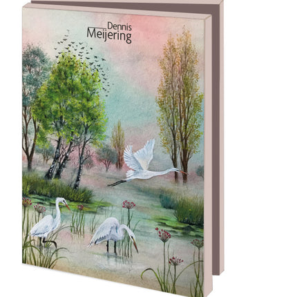 Bekking & Blitz Kaartenmapje met env, klein: Vogels, Dennis Meijering