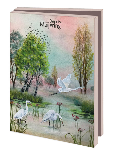 Bekking & Blitz Kaartenmapje met env, klein: Vogels, Dennis Meijering