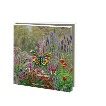 Bekking & Blitz Kaartenmapje met env, vierkant: Vlindertuin, De Zindering