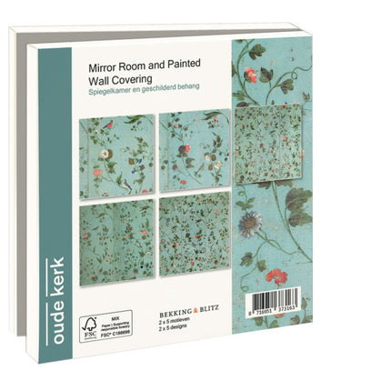 Bekking & Blitz Kaartenmapje Mirror Room, Oude Kerk Amsterdam 10 Stuks