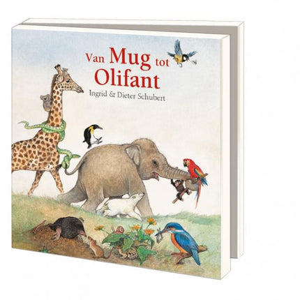 Bekking & Blitz Kaartenmapje Van Mug tot Olifant, Ingrid & Dieter Schubert 10 Stuks