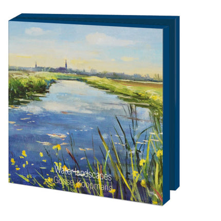Bekking & Blitz Kaartenmapje Water landscapes, Gosse Koopmans 10 Stuks
