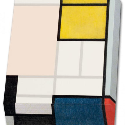 Bekking & Blitz Memo blocnote: Compositie met groot rood vlak, Piet Mondriaan