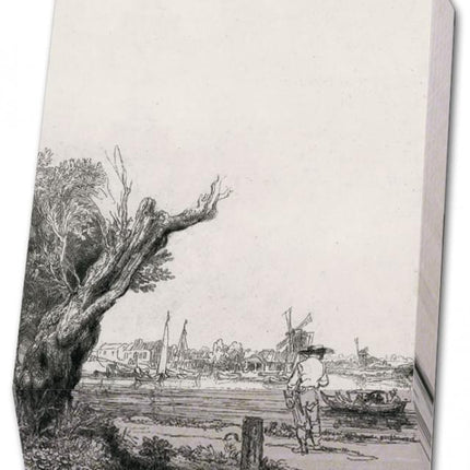 Bekking & Blitz Memo blocnote: De Omval, Rembrandt van Rijn, Museum Het Rembrandthuis