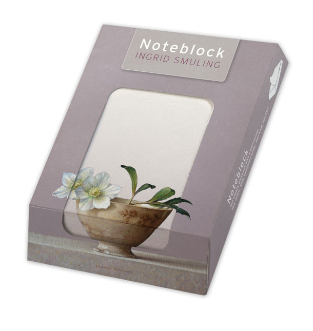 Bekking & Blitz Memo blocnote: Helleborus in bruine kom, Ingrid Smuling