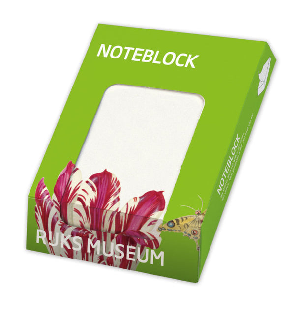 Bekking & Blitz Memo blocnote: Tulpen, Jacob Marrel, Collection Rijksmuseum Amsterdam
