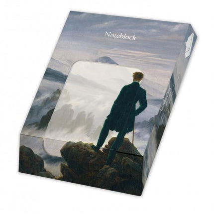 Bekking & Blitz Memo blocnote: Wanderer über dem Nebelmeer, Caspar David Friedrich