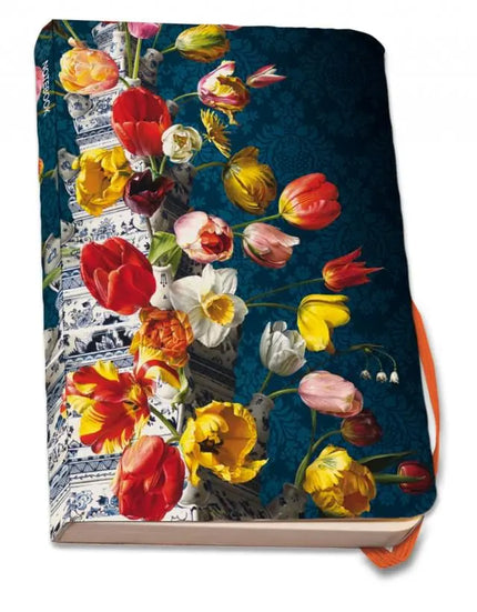 Bekking & Blitz Notitieboek A5, zachte kaft: Bloemstilleven met Tulpenvaas, Roman Reisinger