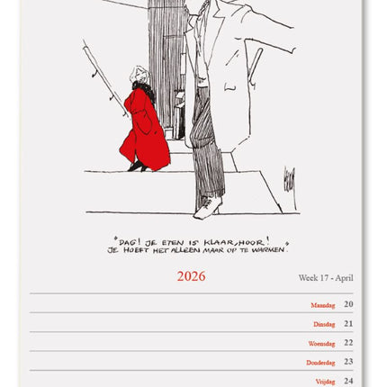 Bekking & Blitz Peter van Straaten Weekkalender 2026