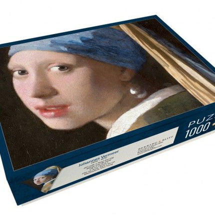 Bekking & Blitz Puzzel (1000 stukjes): Meisje met de parel - Girl with the Pearl Earring, Vermeer, Mauritshuis