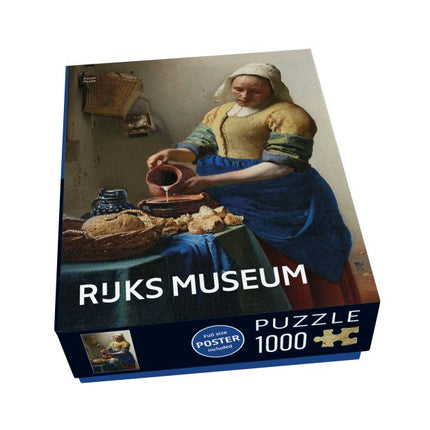 Bekking & Blitz Puzzel (1000 stukjes): Melkmeisje, Vermeer, Rijksmuseum