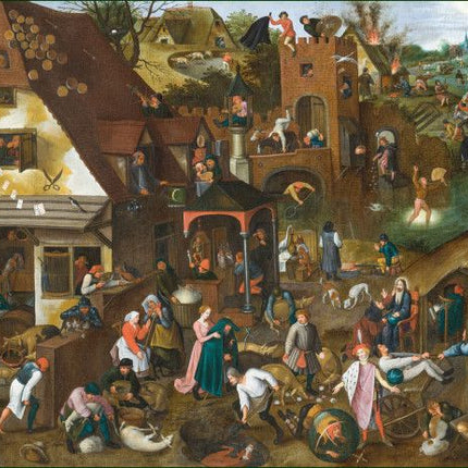 Bekking & Blitz Puzzel (1000 stukjes): Spreekwoorden, Pieter Brueghel II