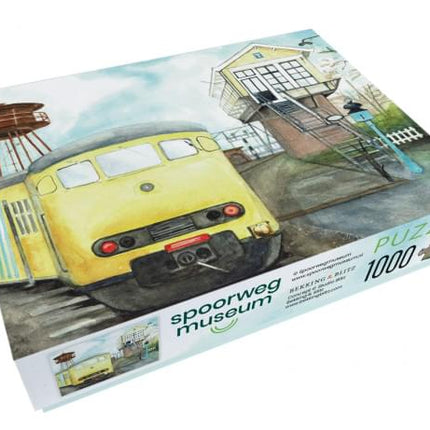 Bekking & Blitz Puzzel (1000 stukjes): Trein, Christel Cannister-Van der Ros, Spoorwegmuseum