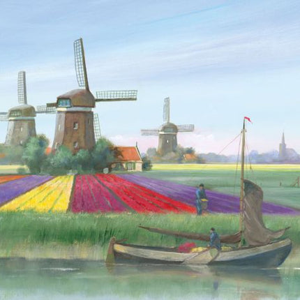 Bekking & Blitz Puzzel (1000 stukjes): Tulipfields, Sietse Wiersma