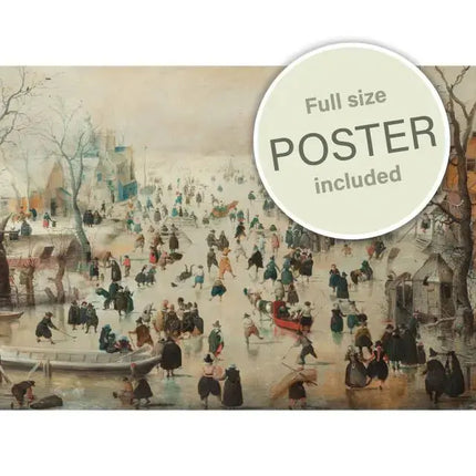 Bekking & Blitz Puzzel Avercamp, Rijksmuseum 1000 puzzelstukjes